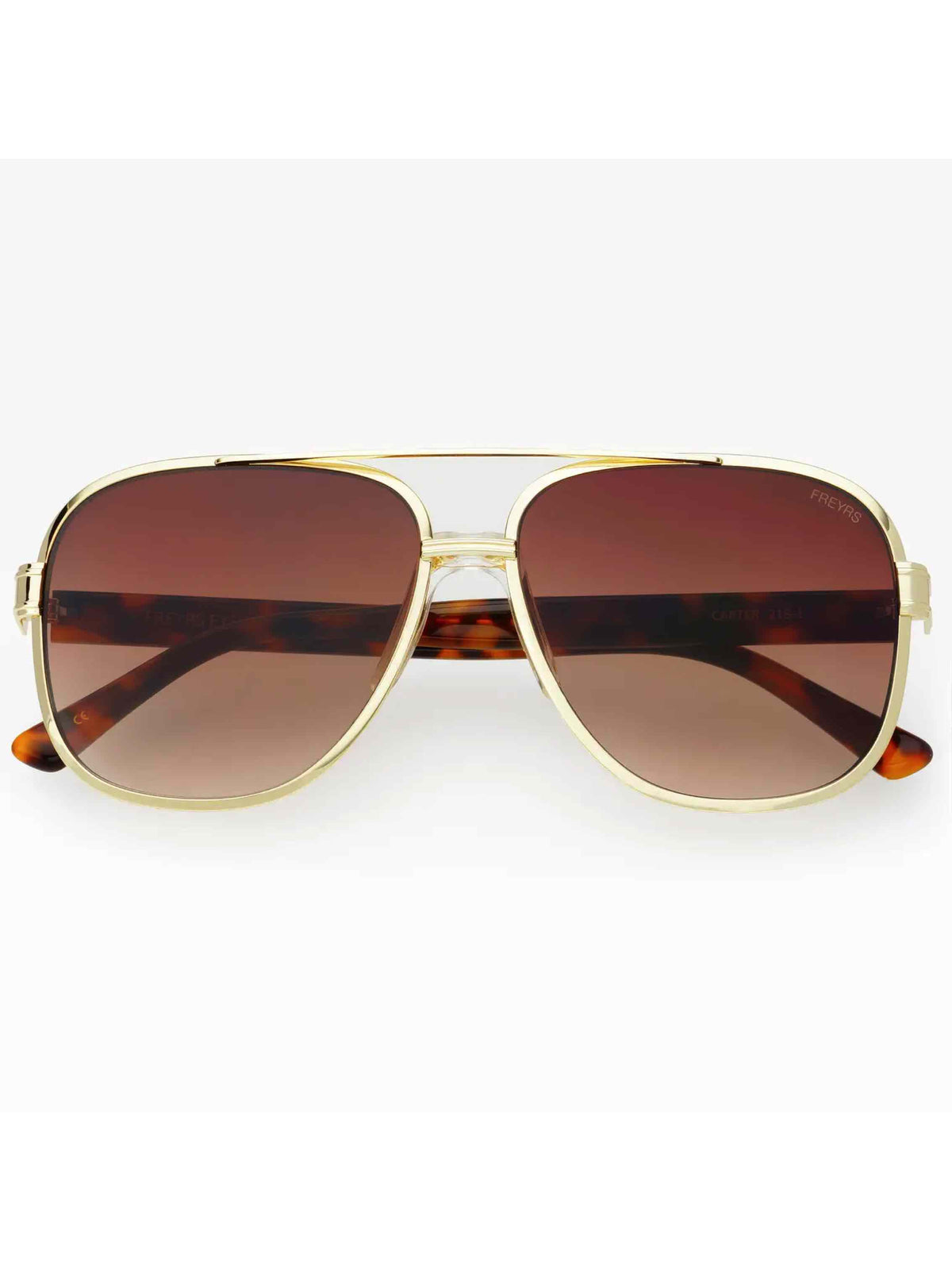 freyrs sunglasses FREYRS Grace brown Womens sunglasses NEW in box with case nib FREYRS EYEWEAR – Grace + Willow main image 2