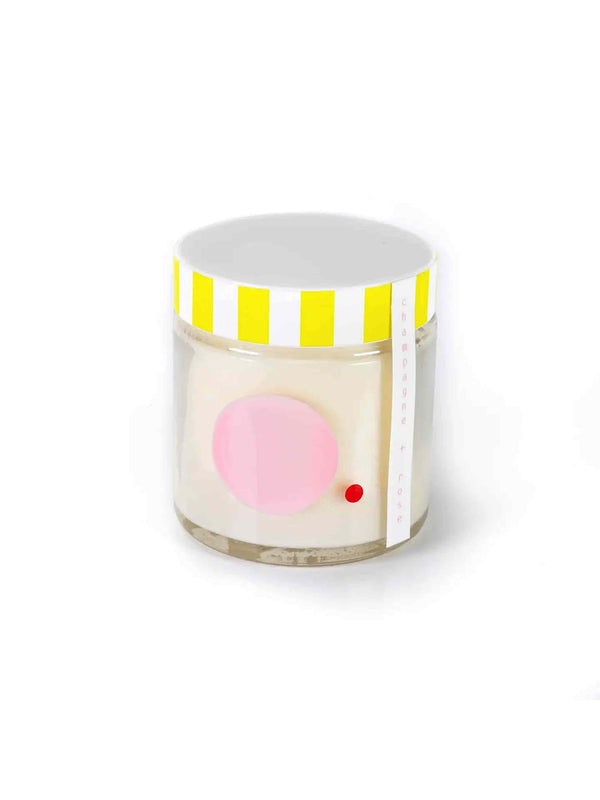 Champagne and Rose Candle