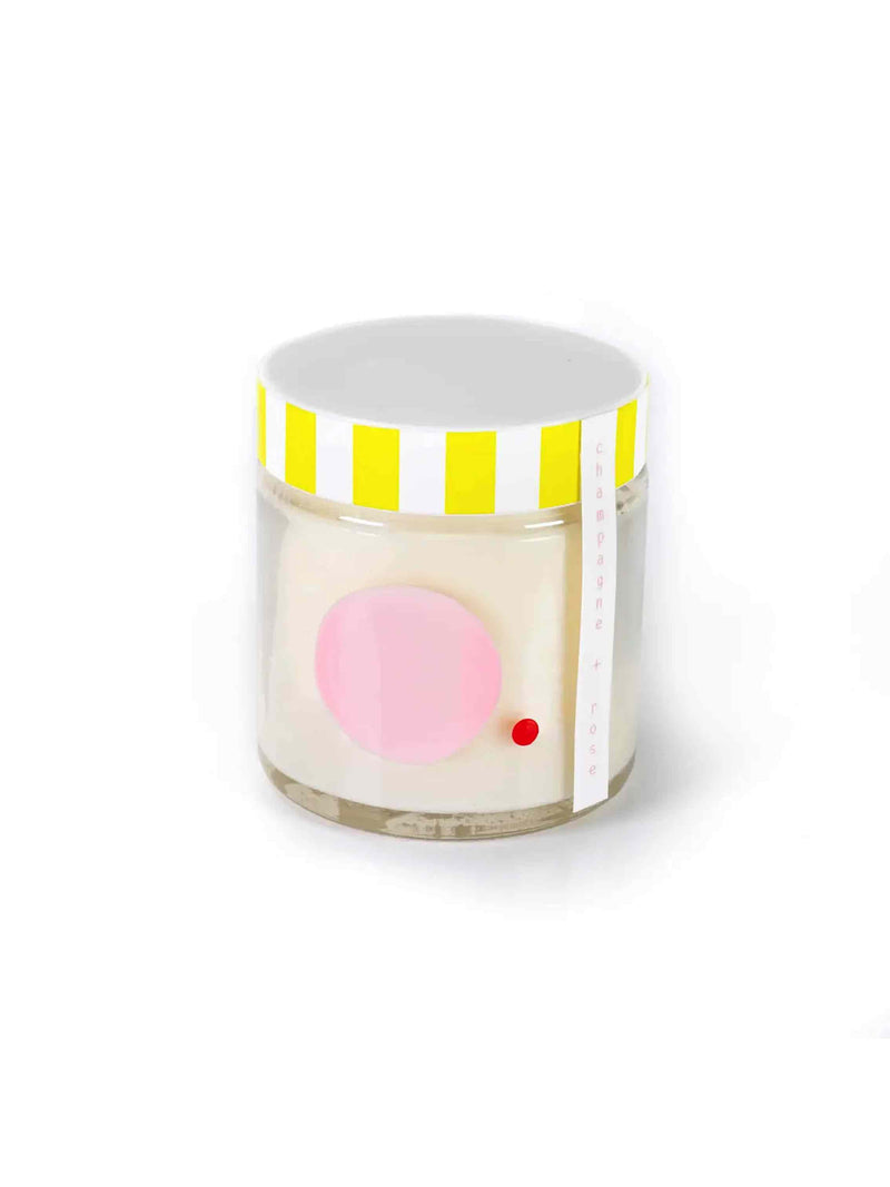 Champagne and Rose Candle