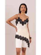 Blake Contrast Lace Camisole - Cream