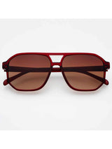 Billie Aviator Sunglasses - Dark Cherry