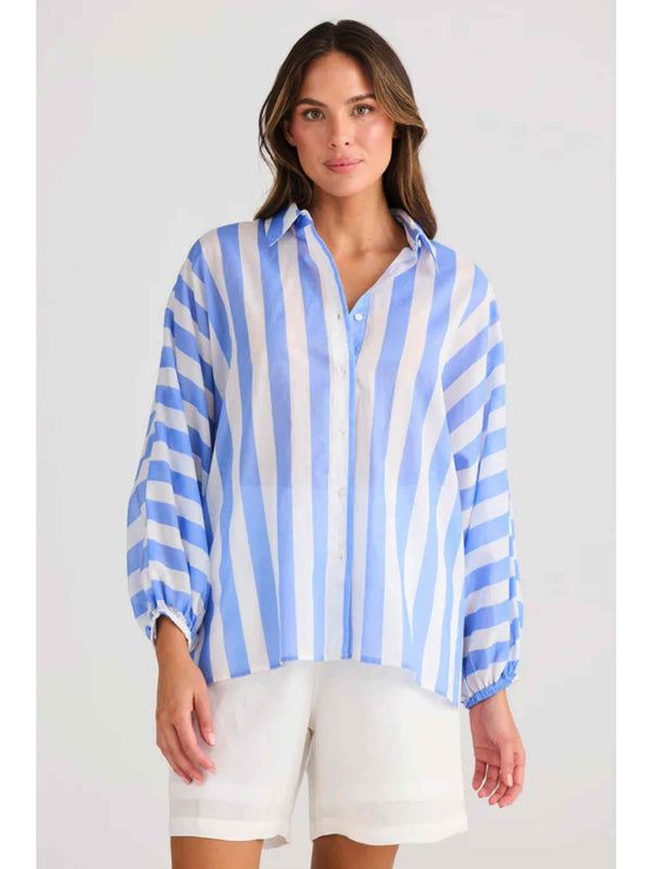 Cliffside Shirt - Blue Stripe