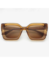 Coco Acetate Square Sunglasses - Brown