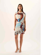 REMY FRINGED MINI DRESS
