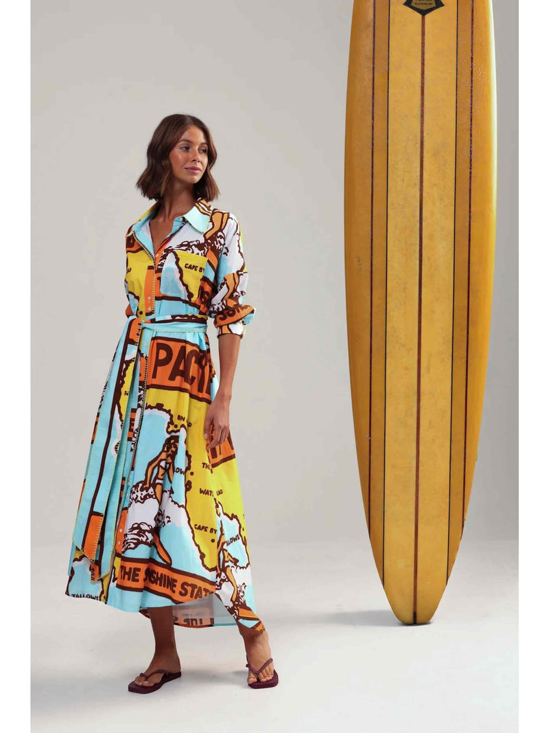 THREE BLUE DUCKS - DRESS