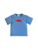 ORGANIC ALMOST GROWN TEE - DUCK EGG