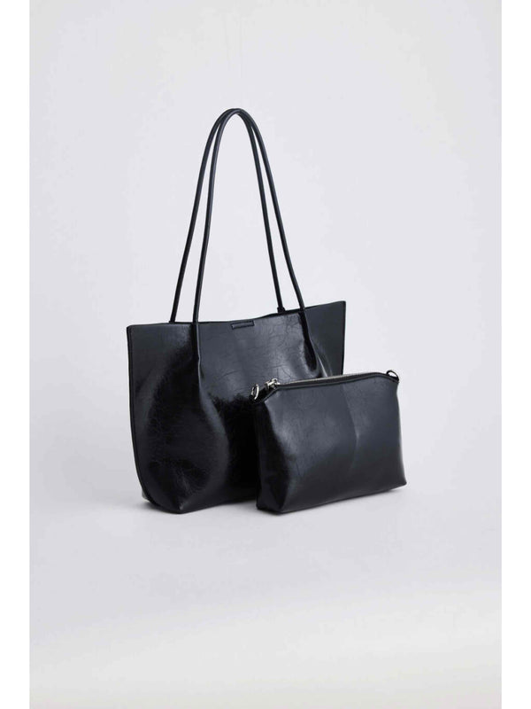 Eloise Bag and Pouch Set - Black