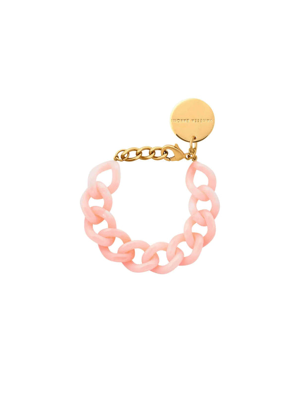 Mini Flat Chain Bracelet Peach Sorbet