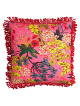 Genevieve Square Fringe Cushion