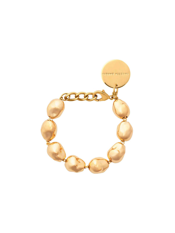 Organic Pearl Bracelet Gold