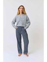 Aurora Knit Cardi - Grey Marle