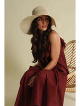 Sabrina Floppy Hat in Natural