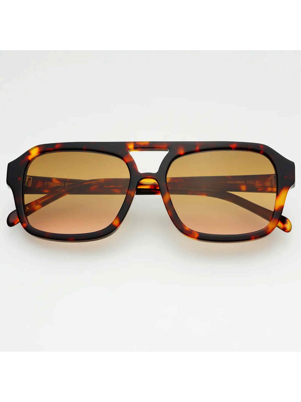 Havana Aviator Sunglasses -  Tortoise / Brown