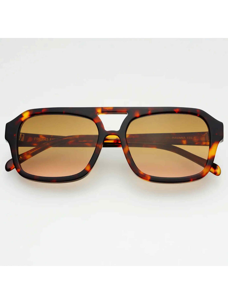 Havana Aviator Sunglasses -  Tortoise / Brown