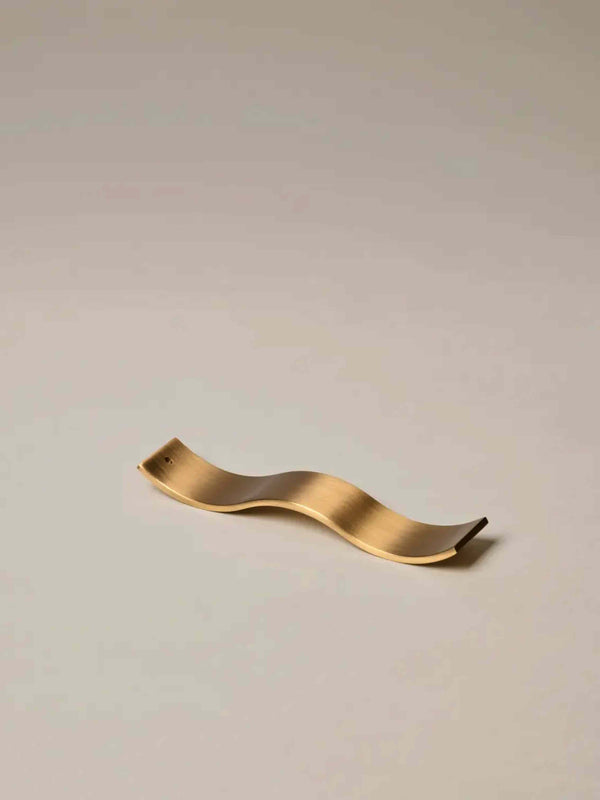 Brass Wave Incense Holder