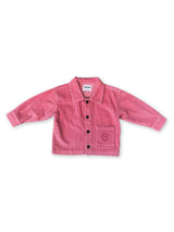 Organic Cord Shirt Jacket - Sorbet