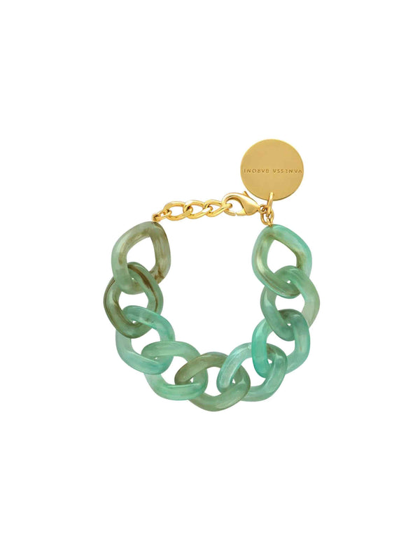 Flat Chain Bracelet Jade