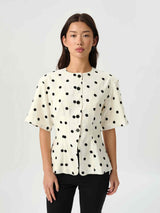 Janis Top - Heirloom Dot