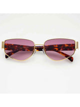 Delilah Sunglasses - Gold / Lavender