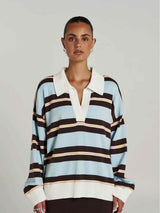STRIPE LS POLO - APEROL STRIPE