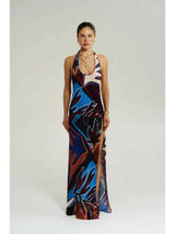 ZOE MAXI DRESS - BORDEAUX