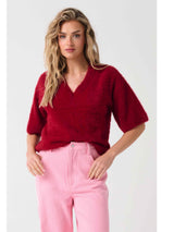 Mia Knit - Raspberry