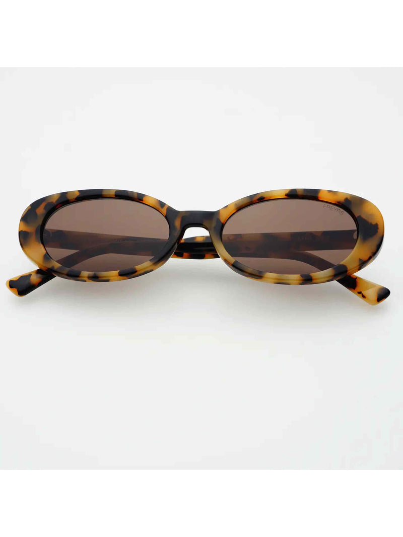 Mimi Oval Sunglasses - Milky Tortoise