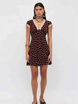 Celly Undefined Dress - Brown