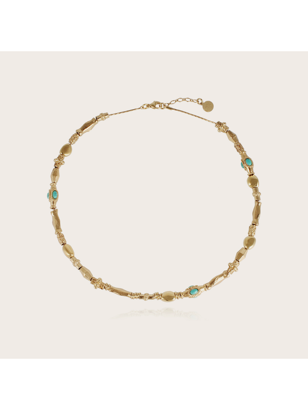 Kali Cabochons Necklace - Turquoise