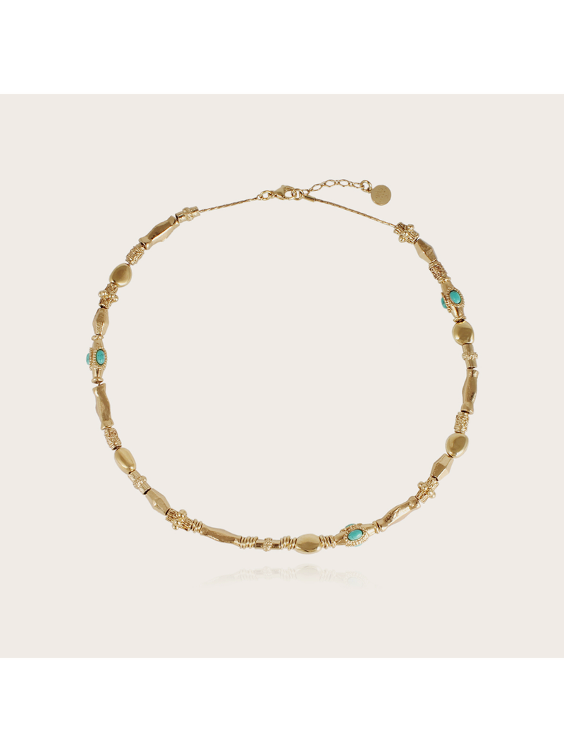 Kali Cabochons Necklace - Turquoise