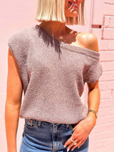 Odette Knit - Choc / Cream