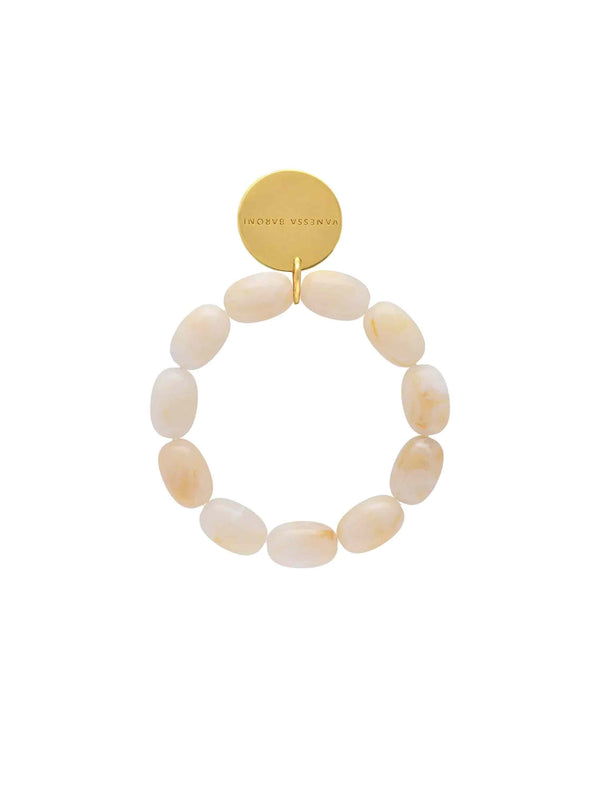 Olive Flex Bracelet Pearl Marble