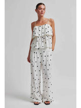 Salliy Trousers - White Alyssum