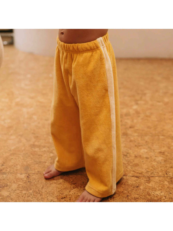 Bon Voyage Relaxed Pants Terry Towel Golden Cream