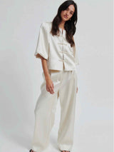 Perlla Trousers - Soft Beige