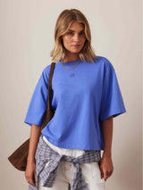 Phoebe Premium Tee - vintage blue