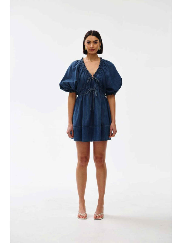 Pia Mini Dress - Denim