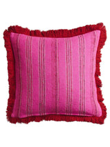 Nicolette Woven Cushion - Pansy