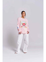 Love Bug Long Sleeve Tee - Baby Pink