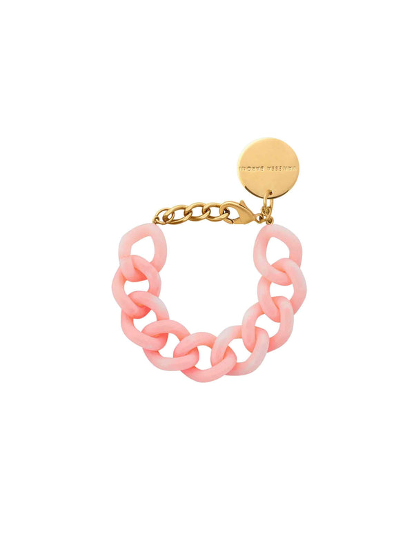 Flat Chain Bracelet Peach Sorbet