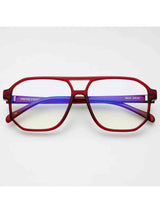 Billie Blue Light Glasses - Red