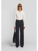 Clique Rib Henley - Ivory