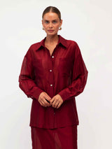 Catamaran Shirt - Wine