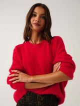 Ayla Sweater - Scarlet