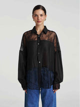 DUSK LS SHIRT-BLACK