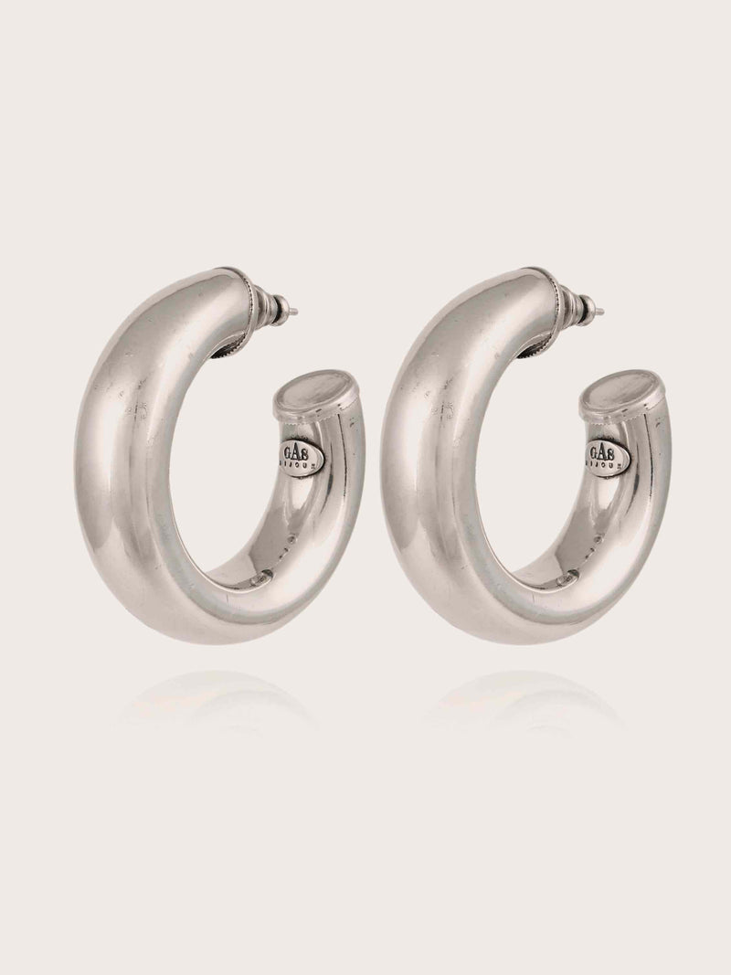 Turner hoop earrings - Silver