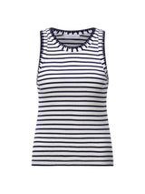 Stripe Ribbed Top - Midnight Stripe