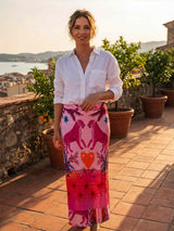 Slim Skirt Tiger Heart