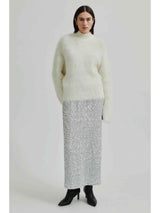 Shimma Skirt - Metallic Silver