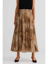 Alias Pleated Skirt - Leopard